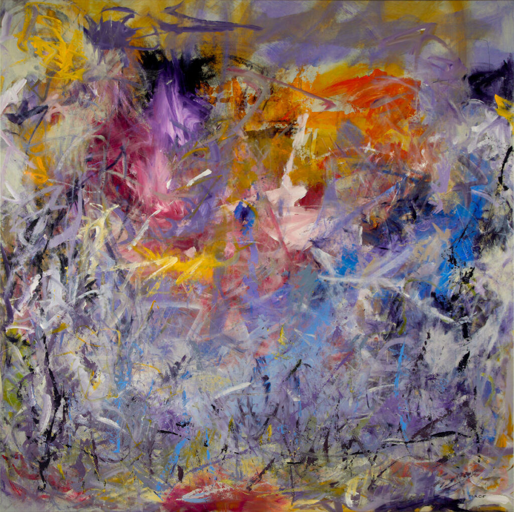 Original Artwork by MAOF | Abstract Art Painter in Texas. This photo shows the abstract painting titled “XÀBIA, 2022”