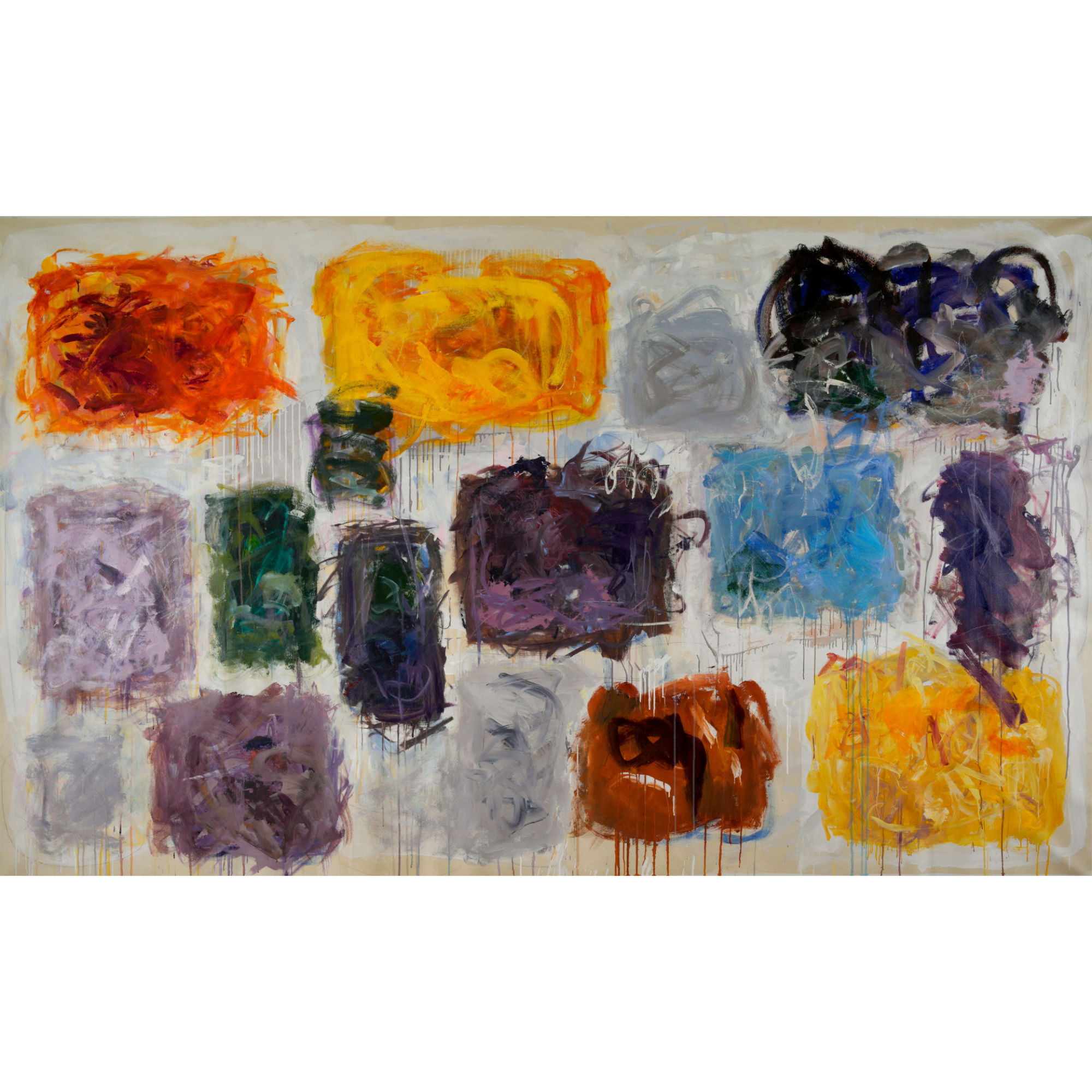 Abstract Artist in Texas, abstract artwork by Maria Alejandra Ochoa AKA MAOF. in this photo: